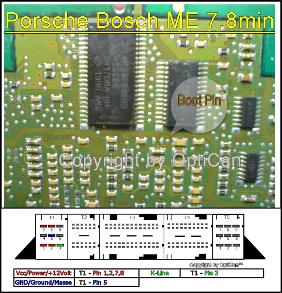 Bosch ME 7.8 (Porsche) pinout diagram 2